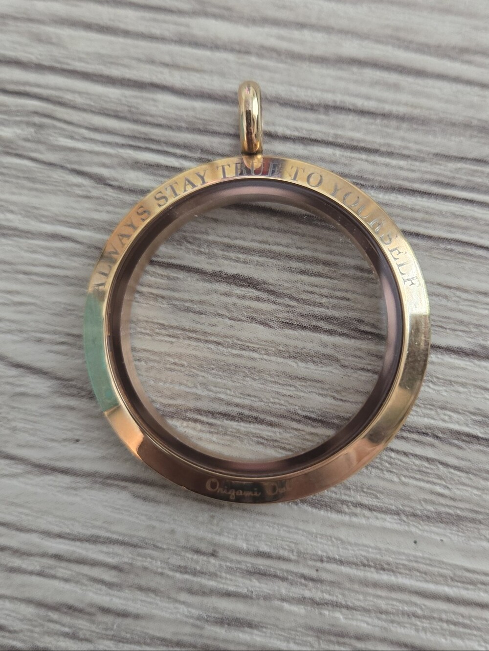 🦉Inscribed Locket Base - Picture 1 of 2